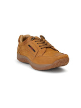 Extacy Tan Genuine Leather Derby Casual Shoes For Men Exm010205 C006