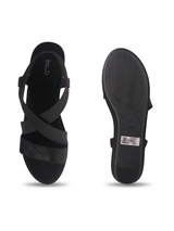 Inc.5 Black Sandal For Women 101588 C001