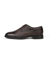 Zuup Brown Genuine Leather Oxford Casual Shoes For Men Zcm011030 C003