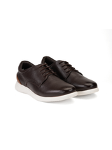 Zuup Brown Genuine Leather Derby Casual Shoes For Men Zcm011007 C003