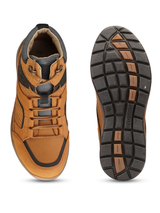 Extacy Rust Genuine Leather Derby Casual Shoes For Men Exm010209 C022