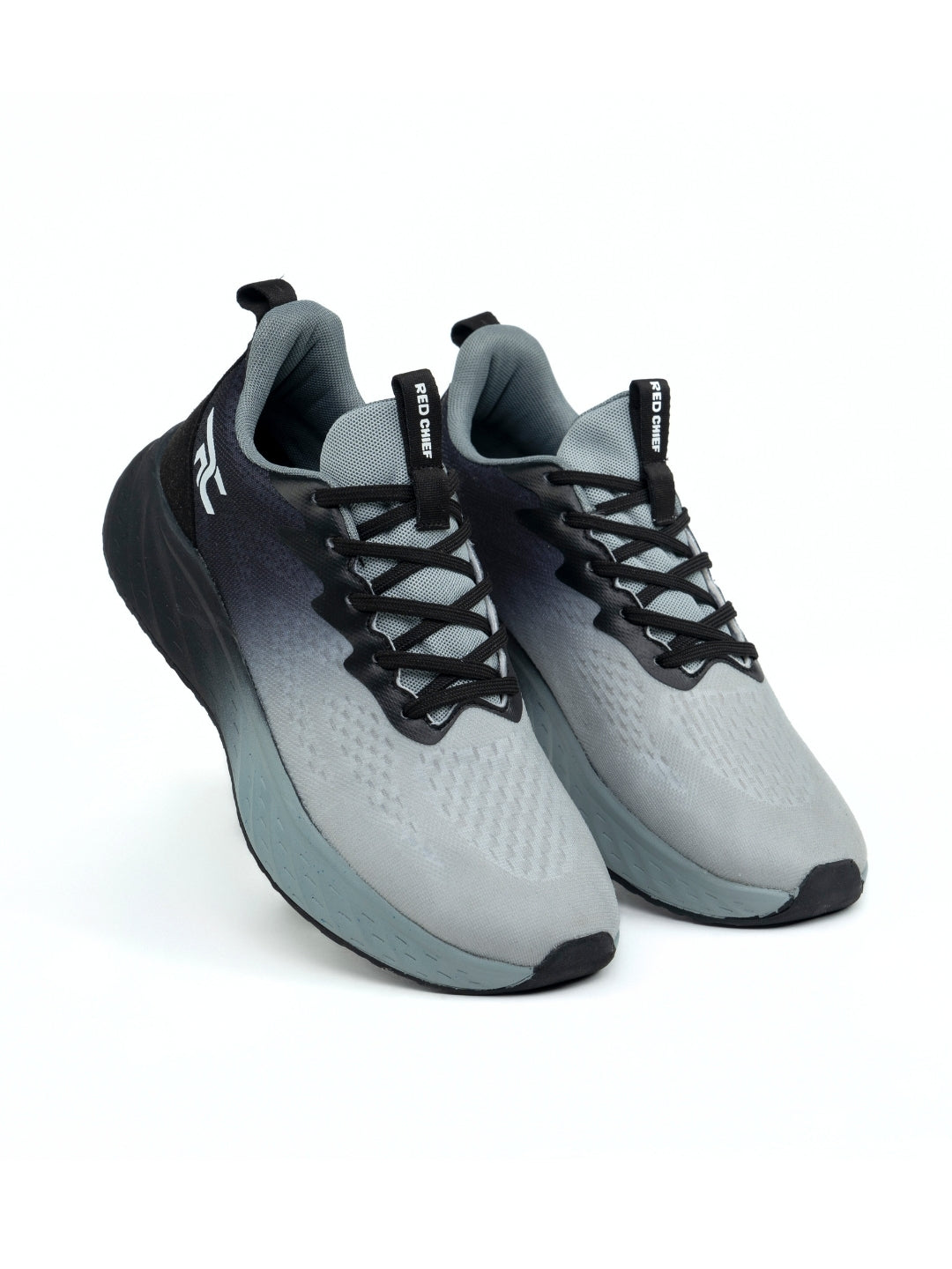 Red Chief Sports Black-D.Grey Running Shoes For Men R1712 F019