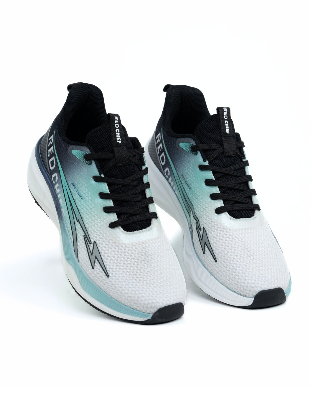 Red Chief Sports Black-Hr.Grey Running Shoes For Men R1714 F021
