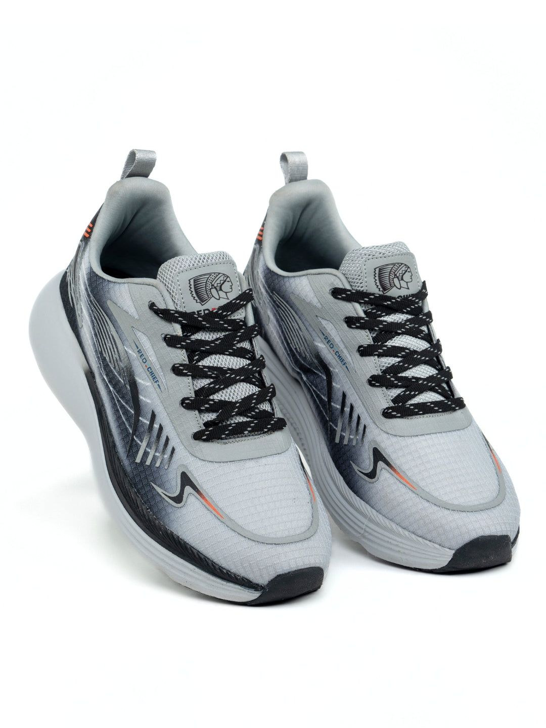 Red Chief Sports M.Grey/D.Grey Running Shoes For Men R1727 Cc88