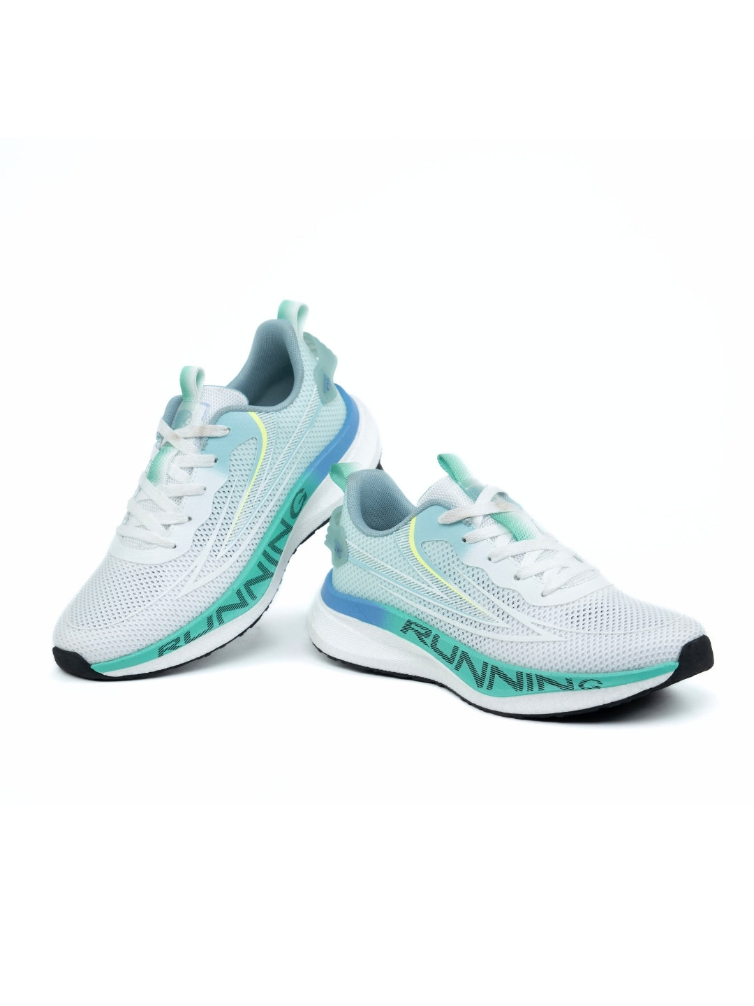 Red Chief Sports Oc.Green-White Running Shoes For Men R1725 F042A