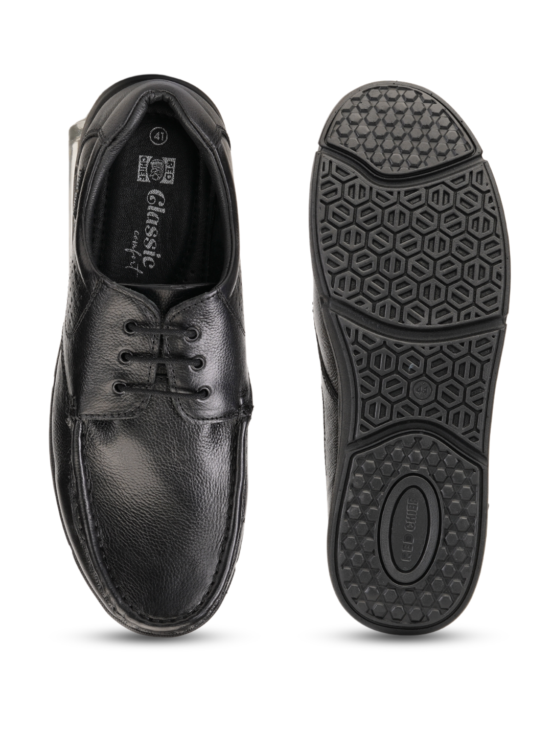 Zuup Black Genuine Leather Ankle Derby Formal Shoes For Men Zfm021012 C001