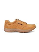 Extacy Tan Genuine Leather Derby Casual Shoes For Men Exm010205 C006