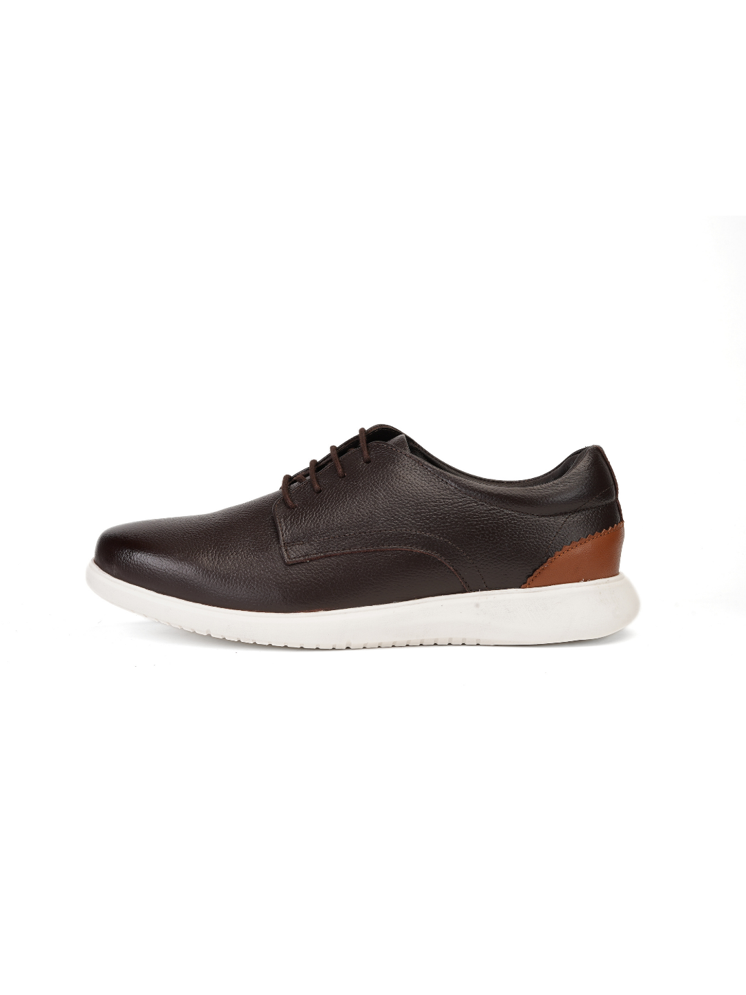 Zuup Brown Genuine Leather Derby Casual Shoes For Men Zcm011007 C003