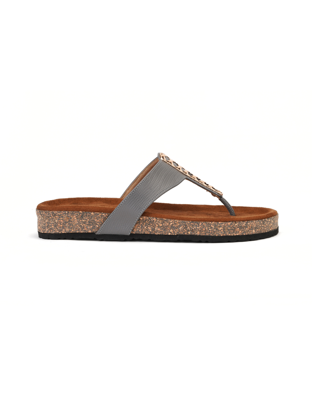 Lamoure Gunmetal Casual  Flat For Women Lmw039136 C591