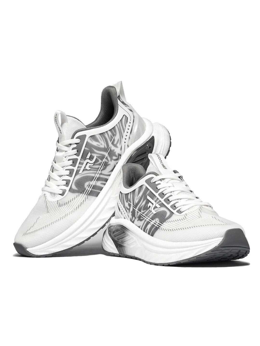 Red Chief Sports Lt.Grey-White Running Shoes For Men R1708 F039