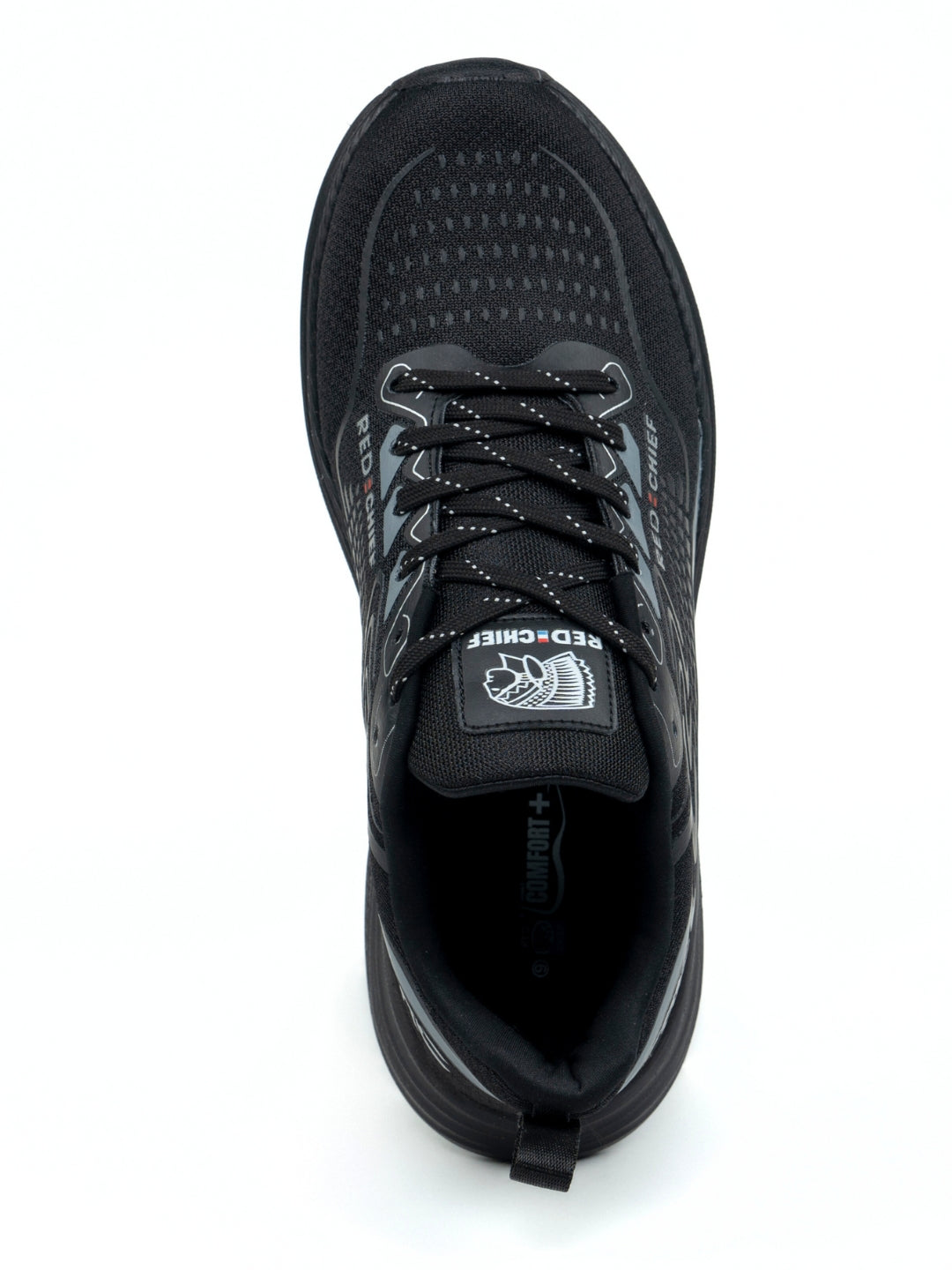 Red Chief Sports Black Running Shoes For Men R1726 001