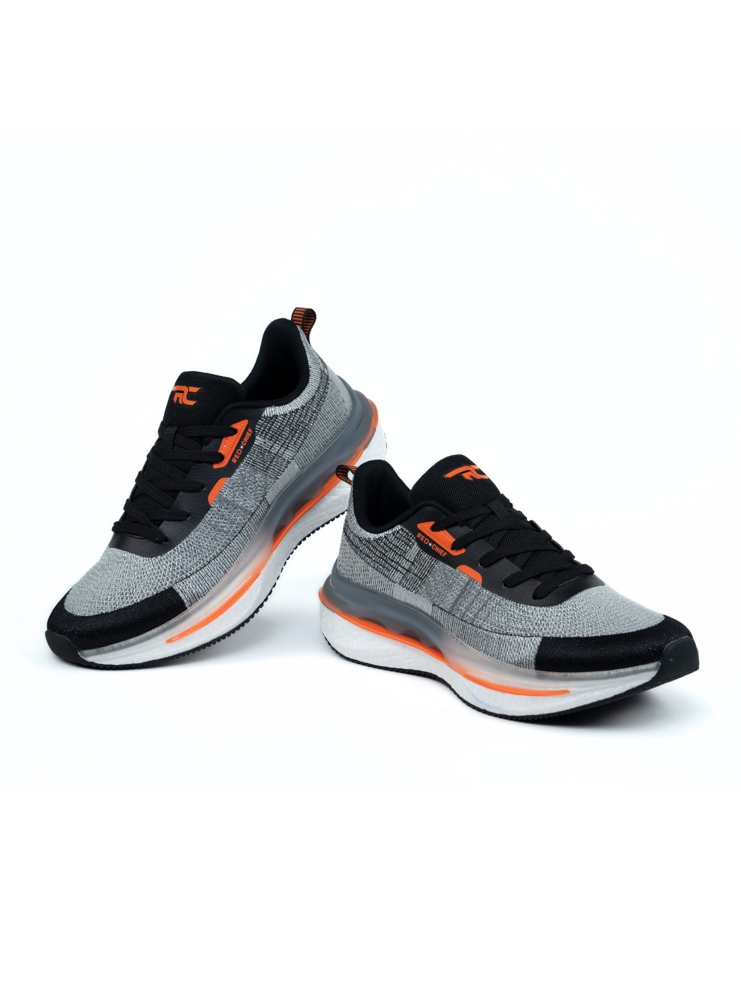 Red Chief Sports Black-D.Grey Running Shoes For Men R1722 F019