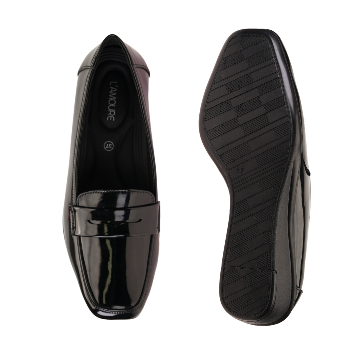 Lamoure Black Casual Ballerina For Women Lmw019241 C001