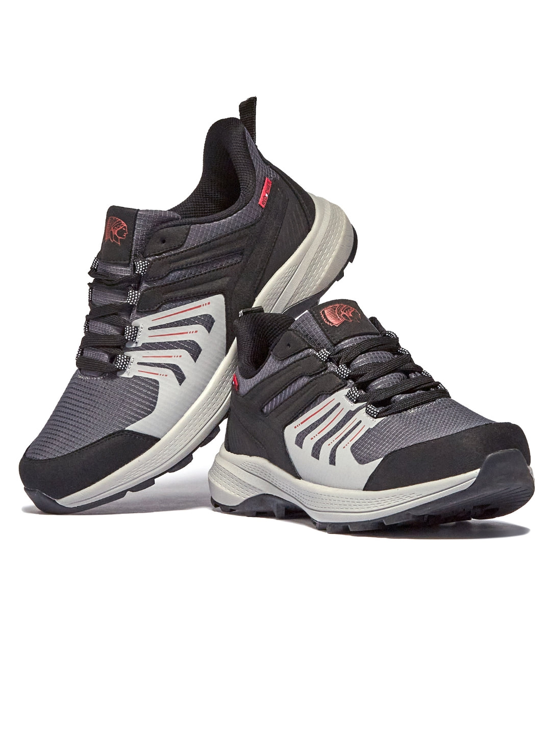 Red Chief Sports Travosole Black-D.Grey Hiking Shoes For Men H20041 F019