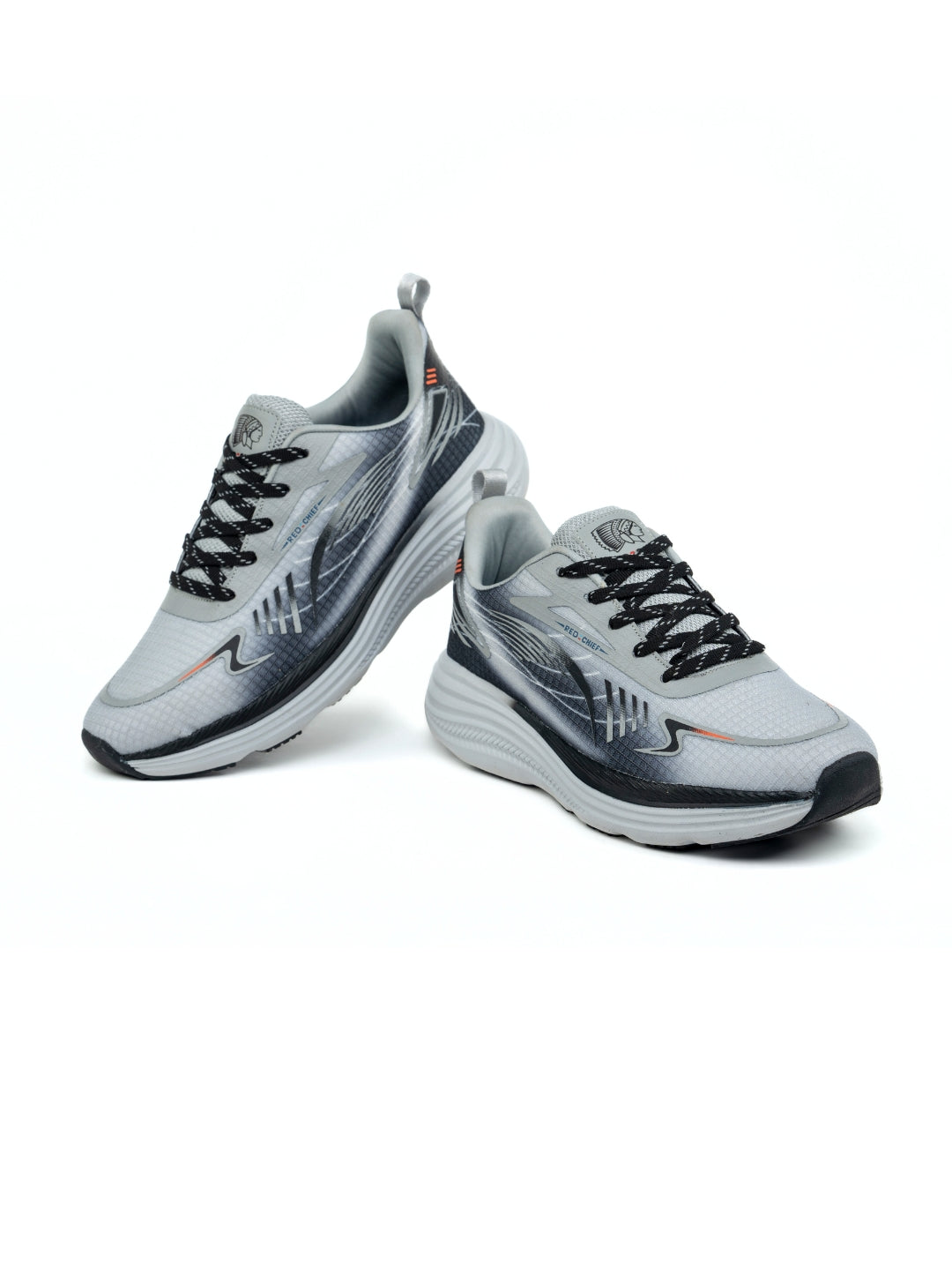 Red Chief Sports M.Grey/D.Grey Running Shoes For Men R1727 Cc88