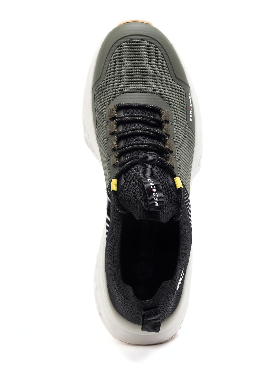 Red Chief Sports Black-Olive Walking Shoes For Men  W7014 F022