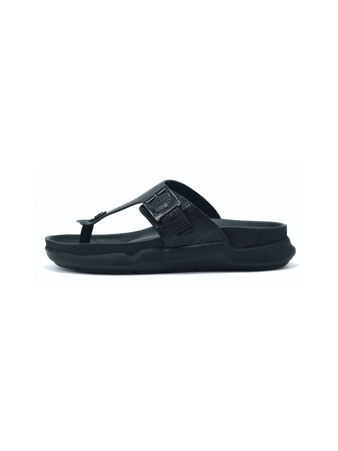 Hitz Black Slipper For Men 0`022 C001