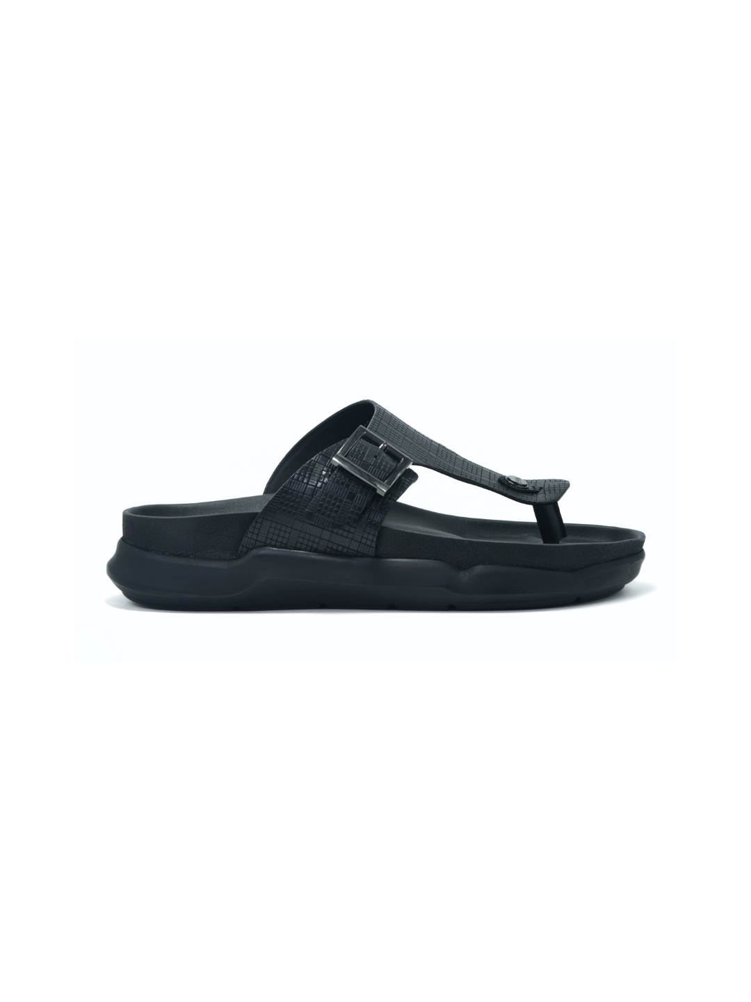 Hitz Black Slipper For Men 0`022 C001