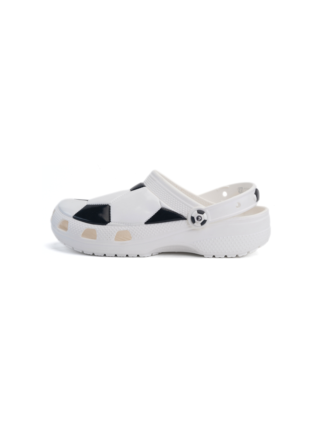 Crocs White/Black Flip Flop For Kids 210157-103 C059