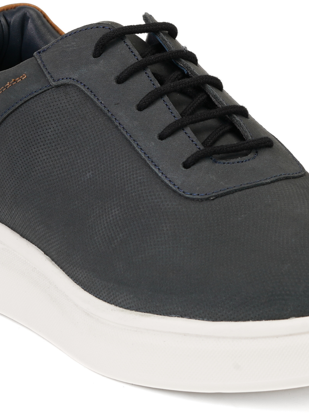 Extacy Blue Genuine Leather Sneaker For Men Exm010201 C002