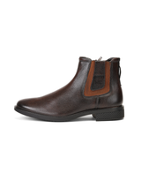 Extacy Brown Genuine Leather Boot Casual Shoes For Men Exm010215 C003
