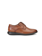 Zuup Tan Genuine Leather Derby Formal Shoes For Men Zfm021014 C006