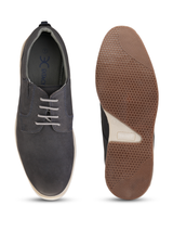 Extacy Blue Genuine Leather Derby Casual Shoes For Men Exm010223 C002