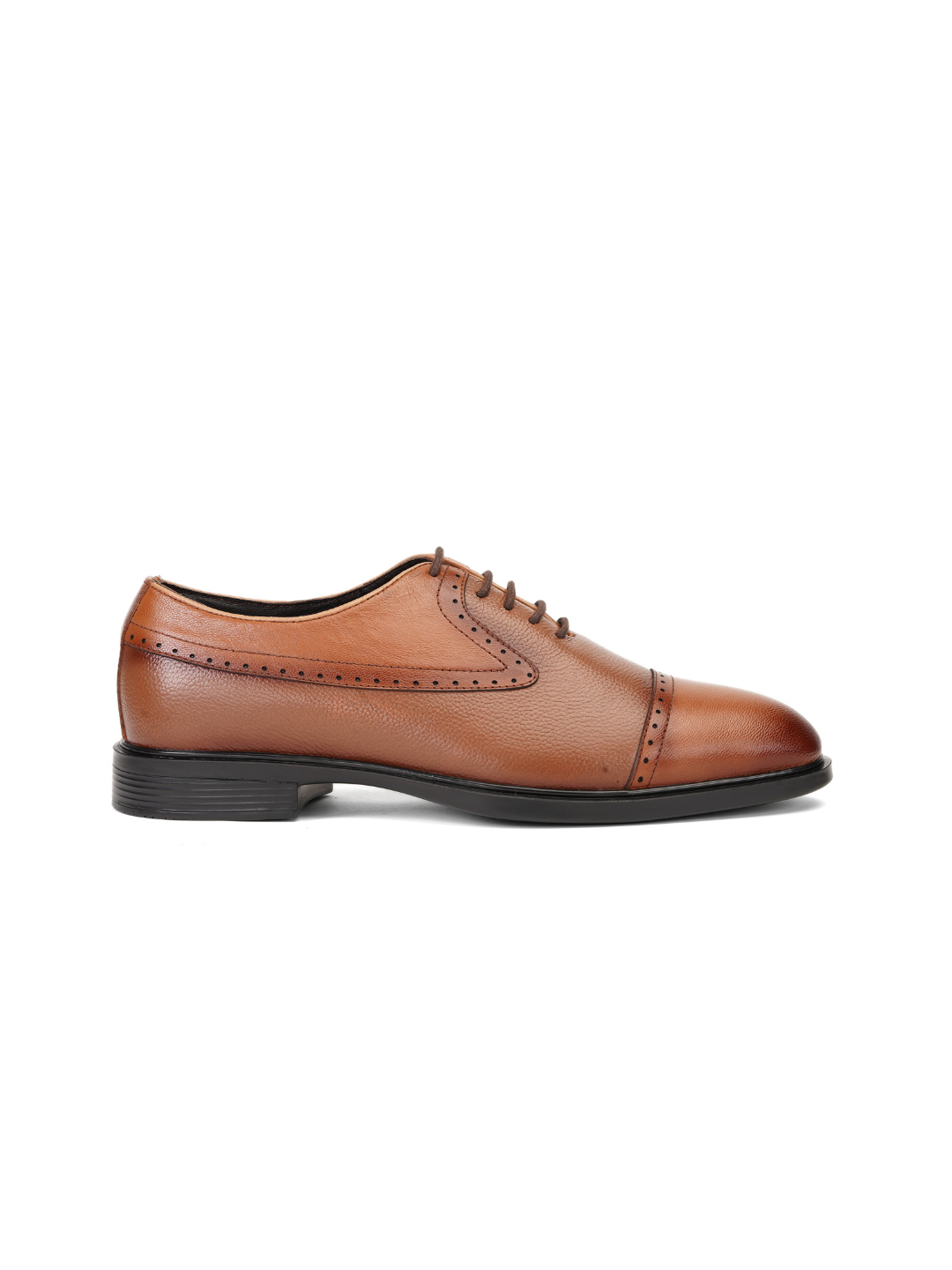 Zuup Tan Genuine Leather Oxford Casual Shoes For Men Zcm011030 C006