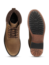 Extacy Brown Genuine Leather Boot Casual Shoes For Men Exm010208 C003