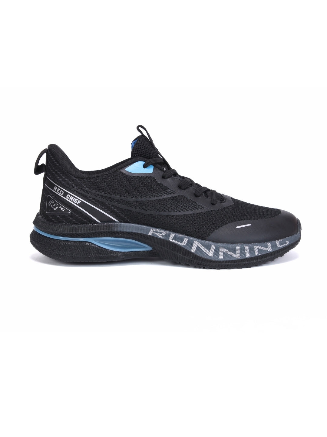 Red Chief Sports Black Running Shoes For Men R1716 001