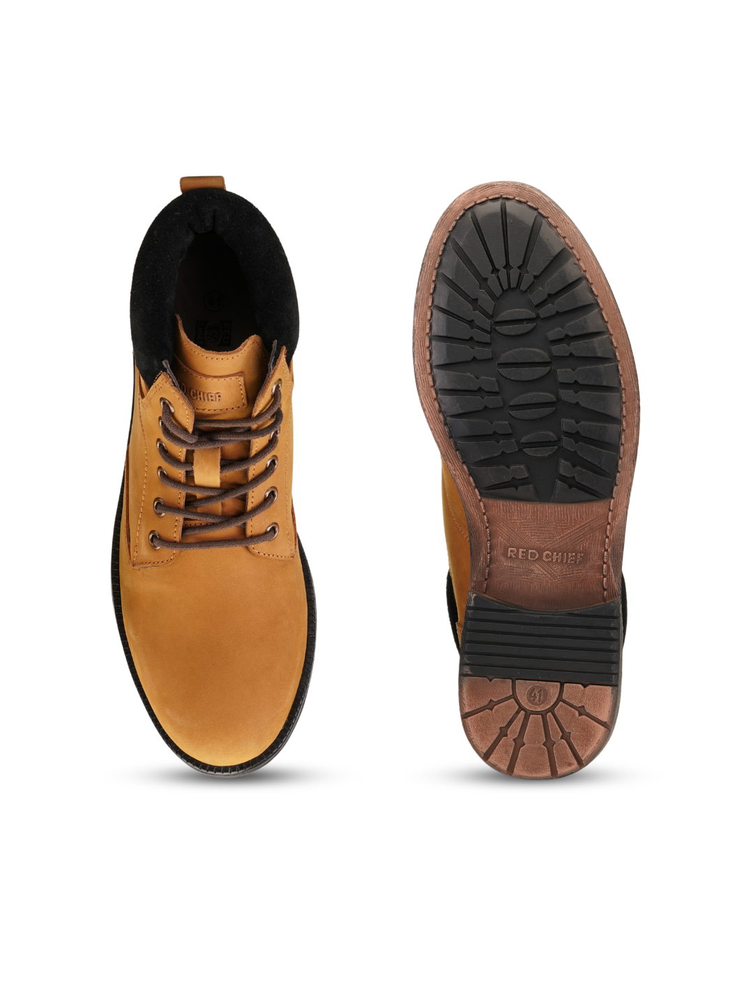 Extacy Rust Genuine Leather Boot Casual Shoes For Men Exm010208 C022