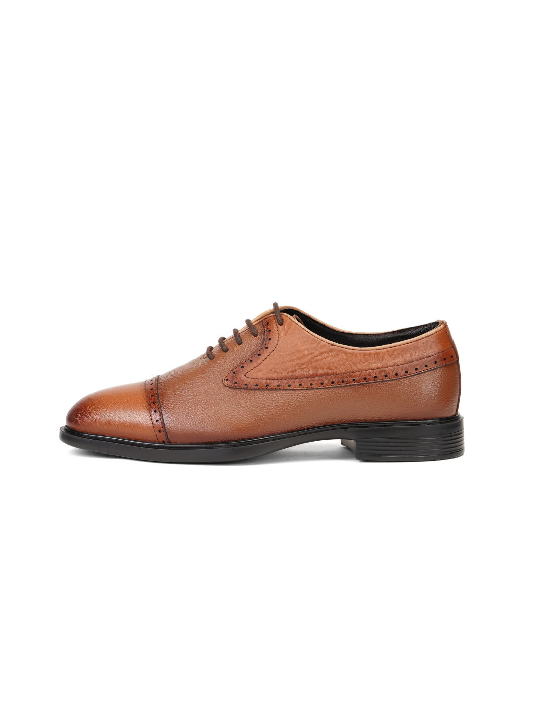 Zuup Tan Genuine Leather Oxford Casual Shoes For Men Zcm011030 C006