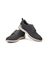 Extacy Blue Genuine Leather Derby Casual Shoes For Men Exm010223 C002