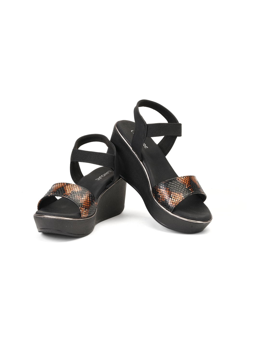 Lamoure Black Casual Wedges For Women Lmw049168 C001