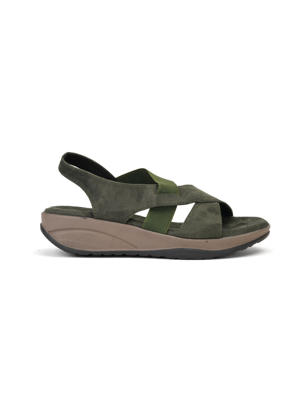 Lamoure Olive Casual Flat For Women Lmw049214 C084