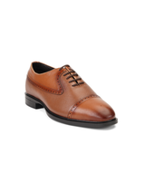 Zuup Tan Genuine Leather Oxford Casual Shoes For Men Zcm011030 C006