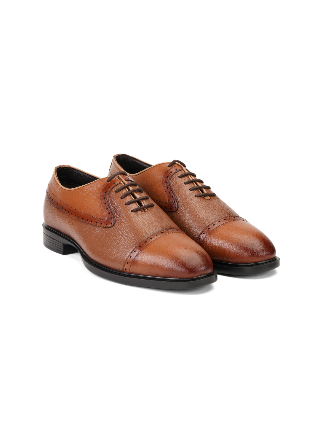 Zuup Tan Genuine Leather Oxford Casual Shoes For Men Zcm011030 C006