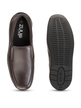 Zuup Brown Genuine Leather Formal Shoes For Men Zfm021074 C003