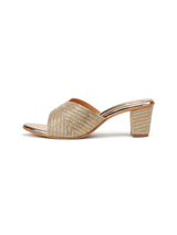 Luxestep Gold Fancy Heels For Women Lsw030103 C592