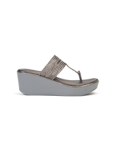 Lamoure Gun Metal Casual Wedge For Women Lmw039129 C591