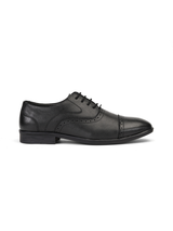 Zuup Black Genuine Leather Oxford Formal Shoes For Men Zfm021080 C001