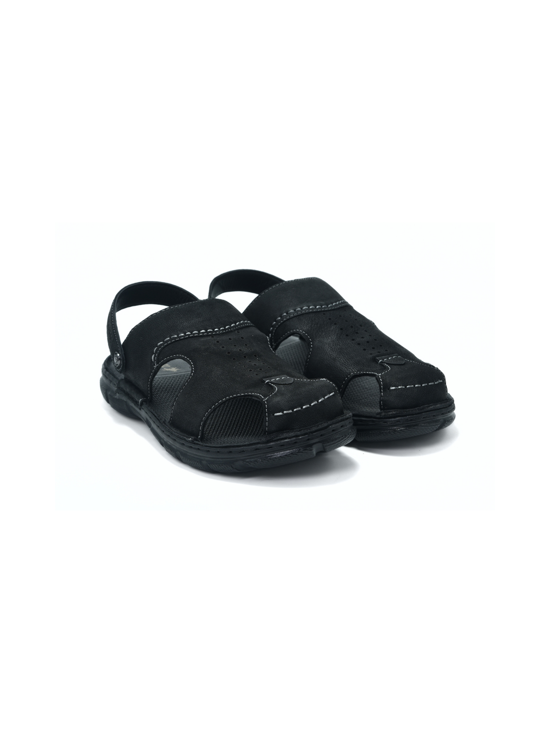 Buckaroo Black Sandal For Men 24-52089K C001