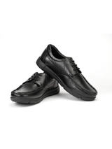 Zuup Black Genuine Leather Ankle Derby Formal Shoes For Men Zfm021012 C001