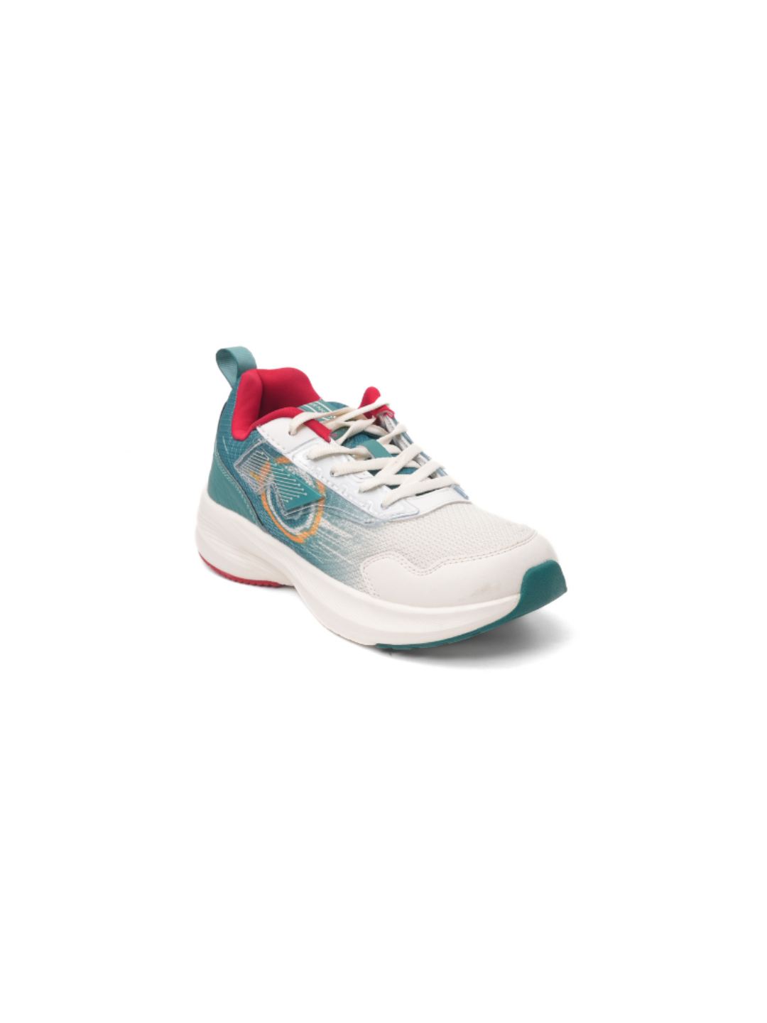 Campus Off White/D.Green Sports Shoes For Kids Tech Ch-22C-166A C1030