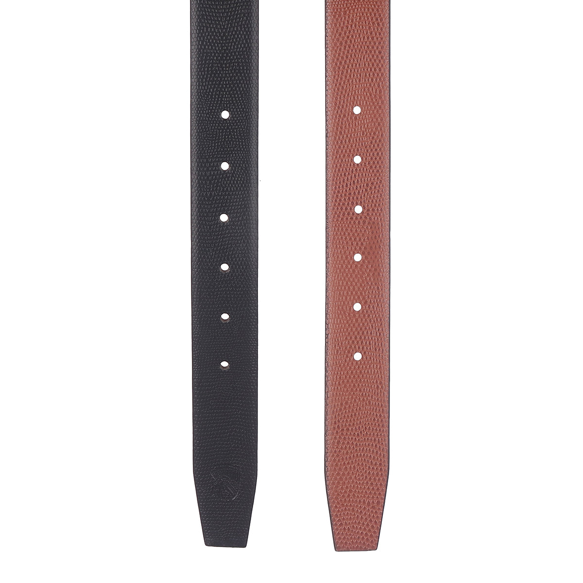 Red Chief Tan/Black Leather Formal Belt For Men A80351 086