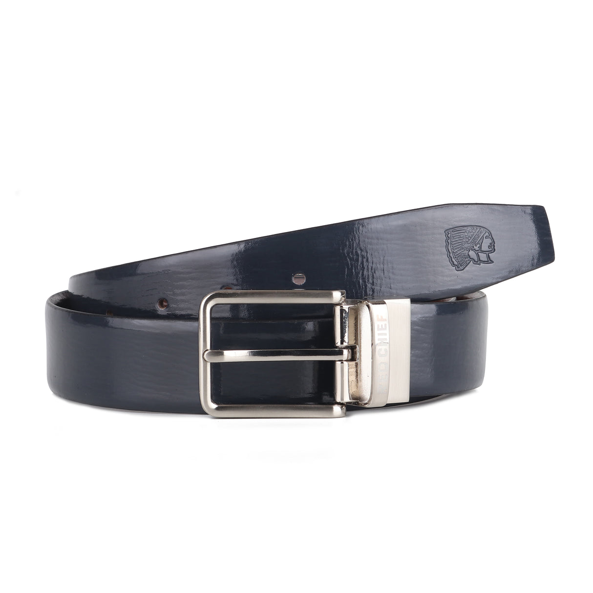 Red Chief Grey/Brown Leather Formal Belt For Men A80408 G00160