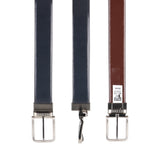 Red Chief Grey/Brown Leather Formal Belt For Men A80408 G00160