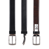 Red Chief Black/Brown Leather Formal Belt For Men A80410 117