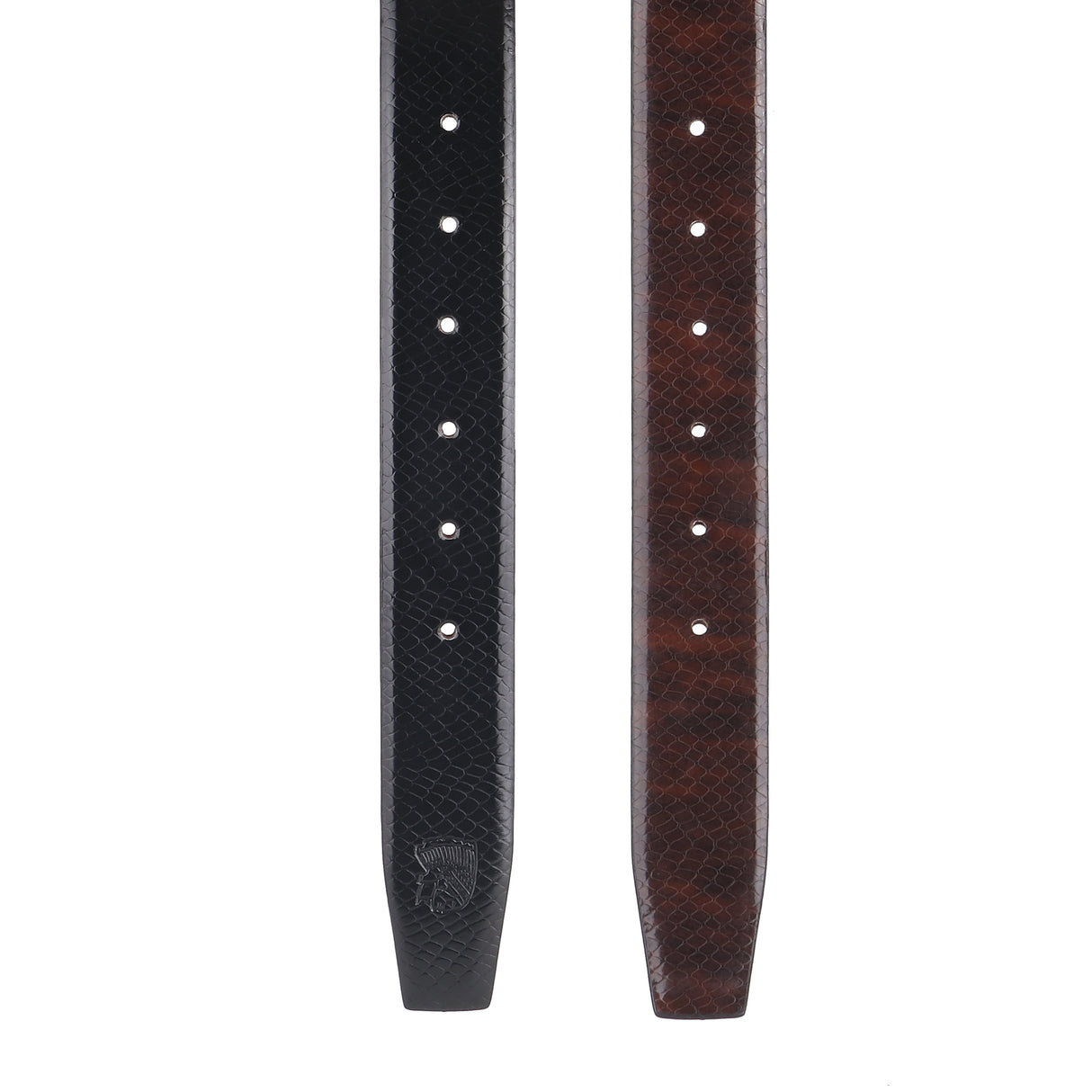 Red Chief Black/Brown Leather Formal Belt For Men A80410 117