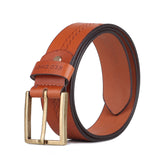Red Chief Tan Leather Casual Belt For Men A80415 006